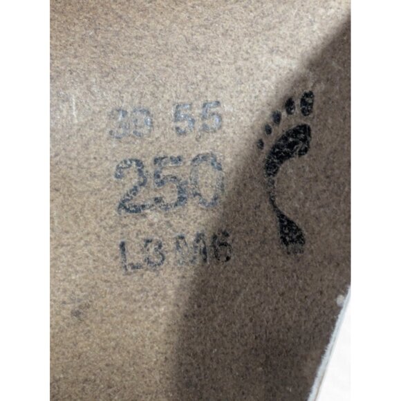 Birkenstock Birki's Nepal Cream Double Straped Leather Sandals Size 39 US 8 - Picture 8 of 13